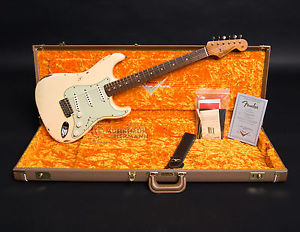 Fender Custom Shop 1962 Roasted Stratocaster 62er Relic  - Vintage White