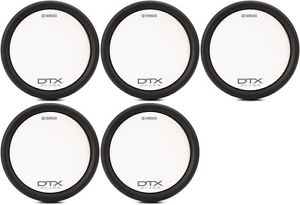 Yamaha DTX Series Single-zone Drum Pad - 7" (5-pack) Value Bundle