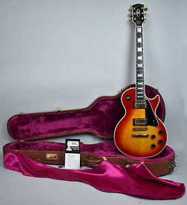 1998 Gibson Les Paul Custom Cherry Sunburst Electric Guitar w/OHSC USA