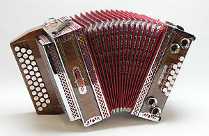 Della stiria Armonica Bayerland Professional Super,Albero dado,G-C-F,Michlbauer