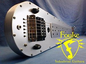 Fouke Industrial Aluminum Lap Steel Guitar RTRAIL Model Custom
