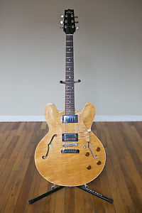 Heritage H-535 Semi Hollowbody Electric Antique Natural 1998 w/ Hardshell Case