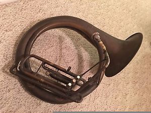 Antique Buescher Brass Tuba HELICON
