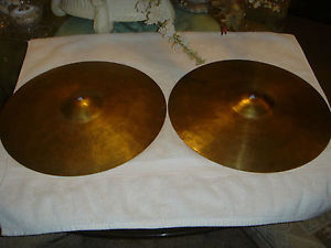 VINTAGE K.ZILDJIAN ISTANBUL 15 MATCH HATS W/ INTERMEDIATE STAMP.....DARK ...