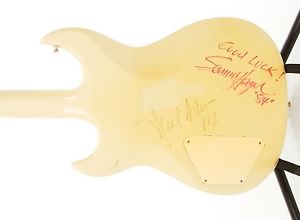 SAMMY HAGAR + NEAL SCHON SIGNED VINTAGE TAKAMINE GX200 GUITAR hsas halen journey