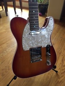Fender Telecaster American Deluxe, Rosewood & Aged Cherry Burst, 2009 Mint cond