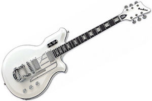 Eastwood Guitars Airline Map DLX - White DEMO