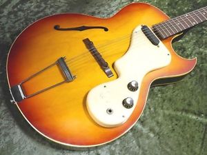 Epiphone E-444TC Granada Single Cutaway Cherry Sunburst, 1966, Rare!! f0299