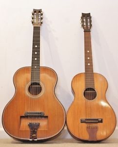 ANTIQUE GEORGE LA FOLEY ACOUSTIC HAWAIIAN LAP STEEL GUITAR 1920's