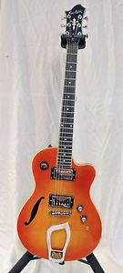 Hagstrom Deluxe 2F - E-Gitarre Hagström - Amber Burst