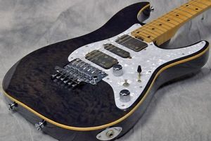 SCHECTER SD-II-24BW See Thru Black 2014 Used Electric Guitar Free Shipping