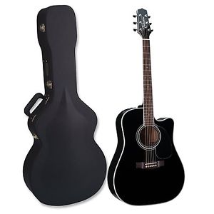 TAKAMINE EF341SC DREADNOUGHT ACOUSTIC ELECTRIC GUITAR WITH CASE – NEW! FREE S&H!
