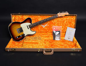Fender Custom Shop 1962 Roasted Telecaster Custom relic 62er Tele - sunburst