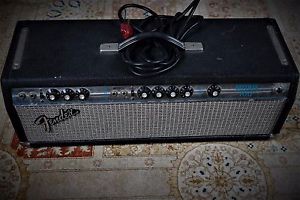Vintage 1970s Fender Bassman 100 SilverFace Amplifier Unmodified