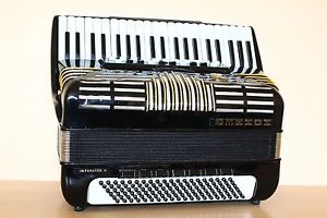 Accordion Hohner Imperator V 120 Bass Double Cassotto LMMMH Musette Fisarmonica