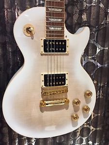 gibson les paul Signature T In Alpine White Burst. Stunning And Original.