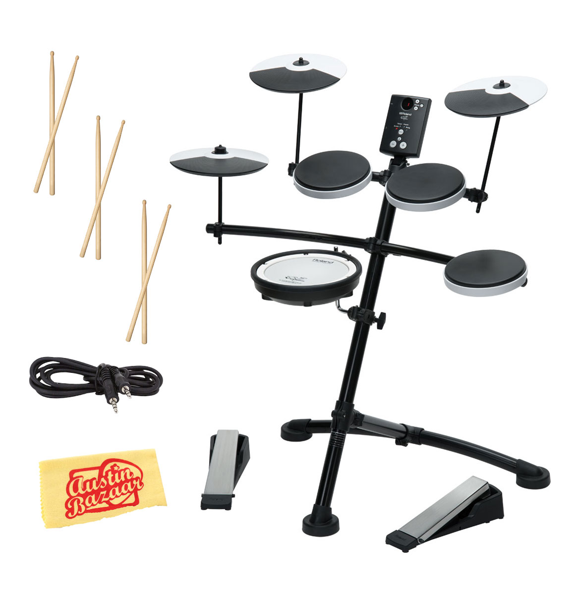 Roland TD-1KV Electronic Drum Set w/ Drumstickss