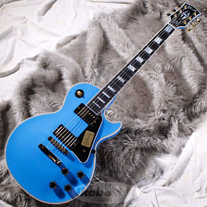 Gibson Custom Shop IKEBE Order Les Paul Custom Renault Blue F/S From Japan #A24