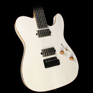 Suhr Classic T Zebrawood Electric Guitar Trans White