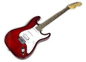 SPEAR GUITAR Estoc RW Dive ruby ​​red burst Stratocaster SG - EST 15R - DRB