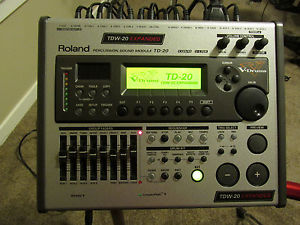 Roland V-DrumsTD-20 with TDW-20 expansion card and Vexpressions. v-drums