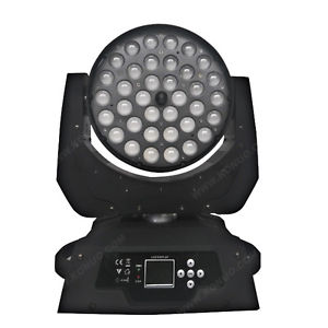 36 *12W 6in1 RGBWA+UV  led moving head light with Circle Control Zoom Function