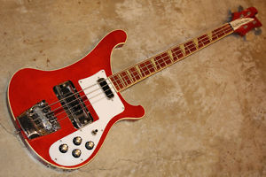 Rickenbacker '74 #4001 Fireglo, Electric Bass guitar RARE!!! m1065