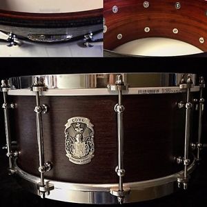 6.5x14 Wenge/padouk Love Custom Drums Snare Drum