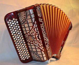 Accordiola Grande Concerto 5 Chörig Typo a Mano Stimmen ! B-griff  #241
