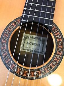 Asturias A10, Classical guitar 1983 signed by W. Tsuji