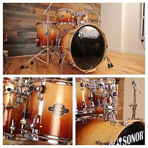 SONOR SELECT FORCE MAPLE DRUM KIT STAGE 3 WITH HARDWARE AUTUMN FADE