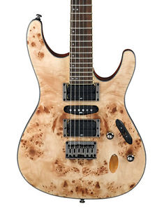 Ibanez S771PB-NTF Serie S Guitarra Eléctrica, álamo Nudo Top, Natural Plana