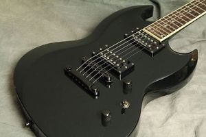 EDWARDS E-VP-105D/SL Black Electric Guitar Free shipping