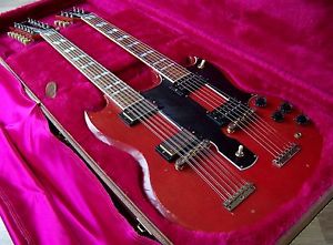 TPP Jimmy Page EDS 1275 Relic Tribute - Gibson USA Double Neck SG Seymour Duncan