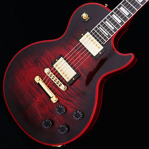 Gibson CUSTOM SHOP Les Paul Custom Figured Plain Top SR Widow F/S Japan #A21