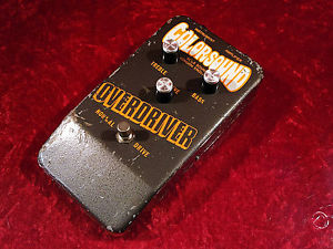 Vintage Rare 1977 Colorsound Sola Sound Overdriver Fuzz Overdrive  Booster TOP