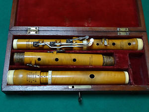 William H. Potter. London. Boxwood Flute. c.1810. Wooden Flute. Wood Flute.