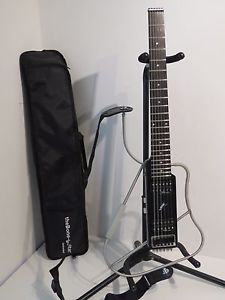 The Bone by Triff B300 Stage Electric/Travel Guitar – Black Matt Finish