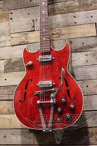 Vintage Kay / True Tone Speed Demon Double Cutaway - Red