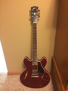 Gibson ES-335 Dot Chuck Berry Style Guitar in Cherry Red