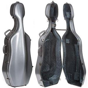 Eastman CL18 Classic Black 4/4 Cello Case - Wheels - Grey Interior - AUTHORIZED!