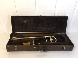BACH STRADIVARIOUS MODEL 36 STRAIGHT TENOR TROMBONE READY TO PLAY