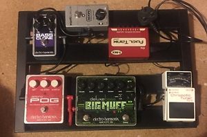 Fully Functioning Pedal Board Featuring 5 Guitar Pedals And A Fuel Tank