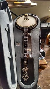 20's Weymann style 1 mahogany 5 string conversion banjo