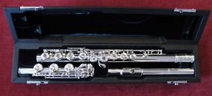 AZUMI FLUTE - model S3 RBE w/Brittania Silver Tube - Brand New - Ships FREE
