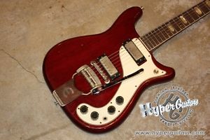 Epiphone '65 Crestwood VG condition w/Hard Case EMS Shipping Tracking Number
