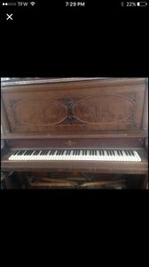 antique piano