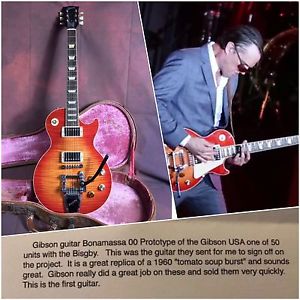 RARE Joe Bonamassa Tomato Soup Gibson Les Paul Prototype- Joe's Personal Guitar!