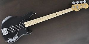 FENDER American Deluxe Dimension Bass IV Maple Black Electric bass E-bass