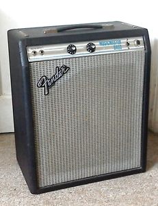 Vintage 1970s Fender  Musicmaster Bass Tube Amp Combo Silverface USA Made